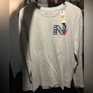 Men’s nautica long sleeve shirt size M brand new